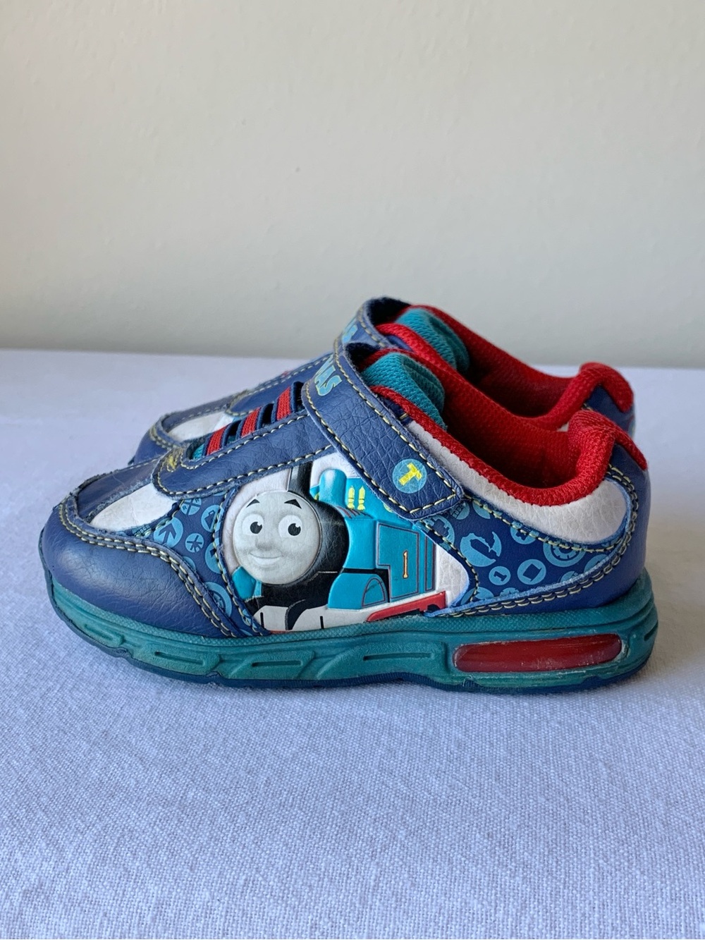 Thomas & Friends Boys Blue & Red Train Tank Engine Character Shoes Sneakers 7